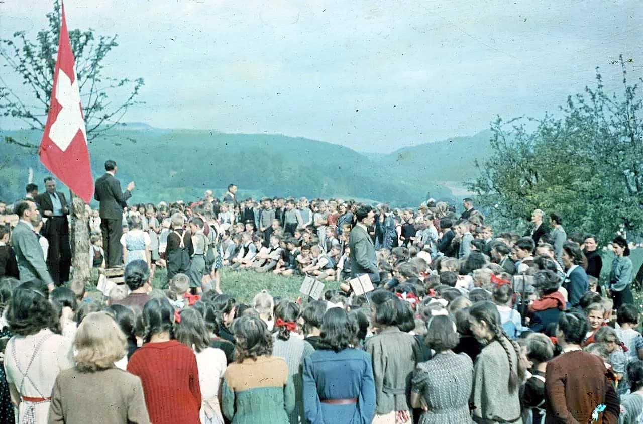Canton de Bâle-Campagne — Friedenslinde Liestal 8.5.1945 D2.7693
