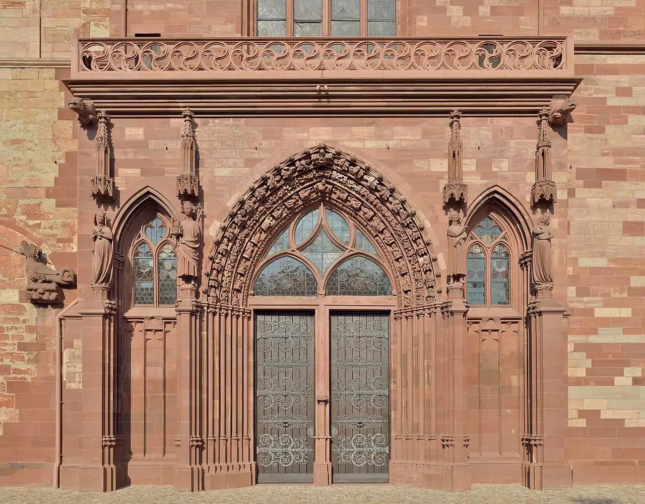 Basel, canton de Bâle-Ville — Basel - Basler Münster - Hauptportal