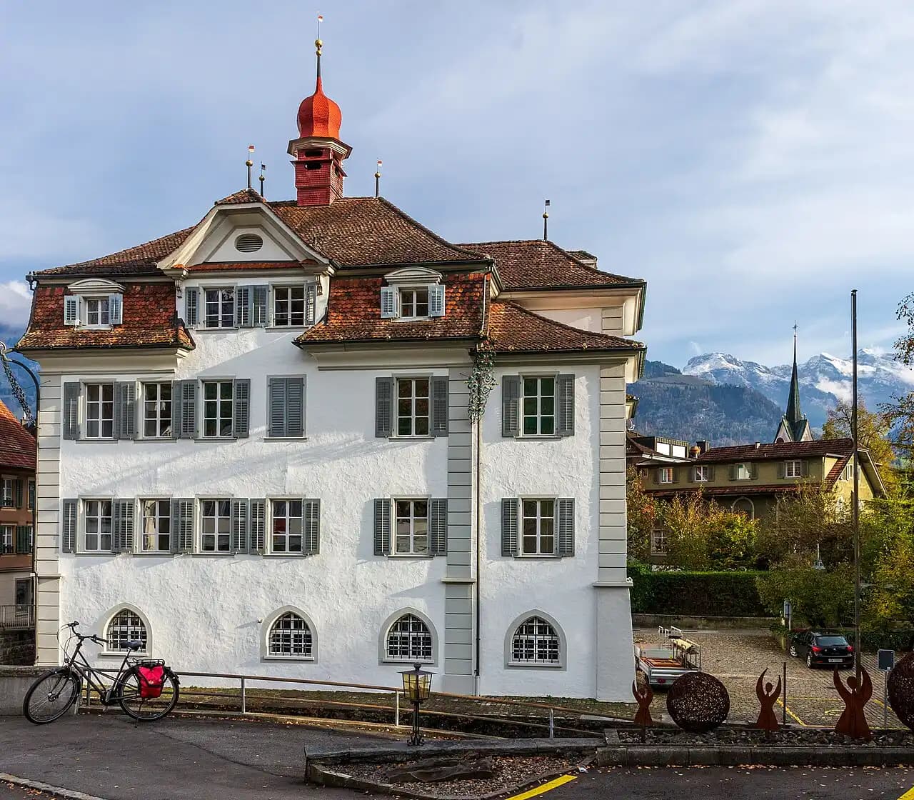 Canton de Obwald — Rathaus Sarnen OW, Nordwestansicht (2018)