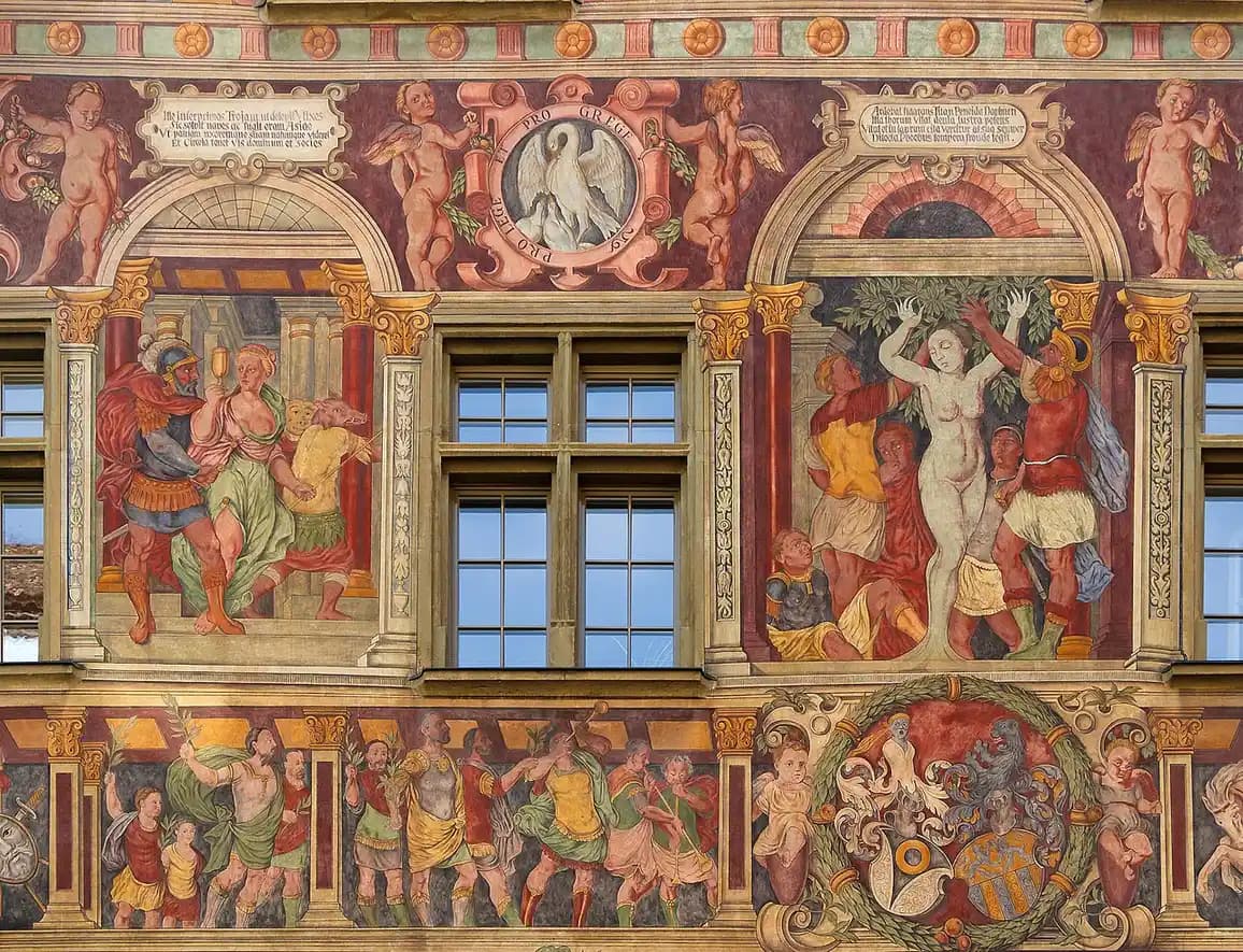 Canton de Schaffhouse — Schaffhausen - Haus zum Ritter 03